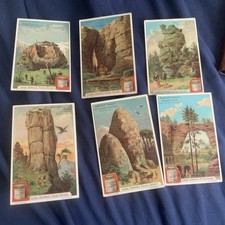 6 Liebig Cards beruhmte felsen
