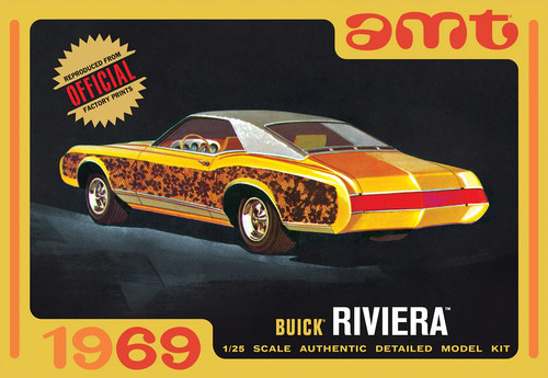 Amt 1969 buick riviera - amt, 1/25