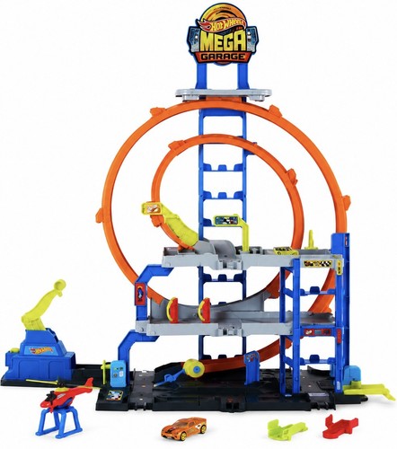 Hot wheels mega - mega, garage