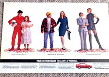 VOLVO 440 1990s - FRAMEABLE COLLECTIBLE ORIGINAL CLASSIC CAR ADVERT