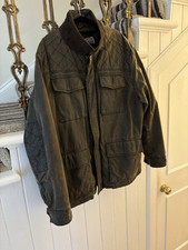 FAT FACE Mens 4 Pocket Broadsands Jacket Khaki Size XXL Ex Con