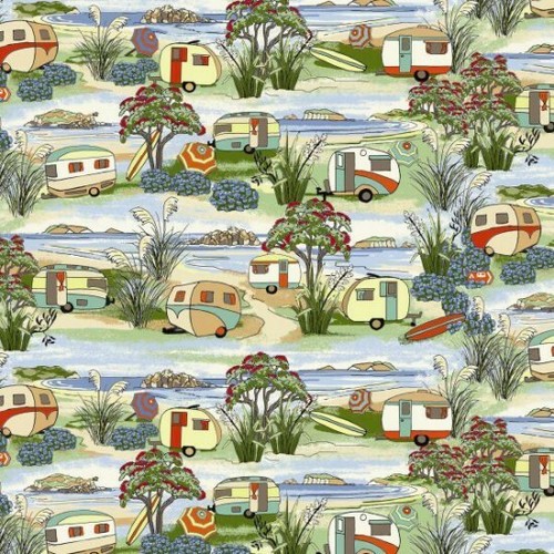 100 cotton fabric - fabric, retro