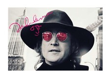 John Lennon 99 A4 signed