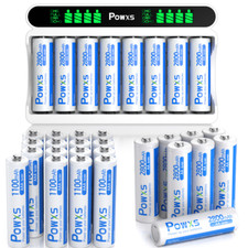 POWXS Rechargeable AA AAA