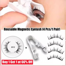 Magnets Magnetic Eyelashes Kit with Applicator Natural Look False Lashes New