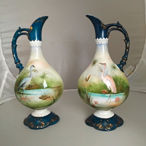 Pair antique gebrüder - pair,