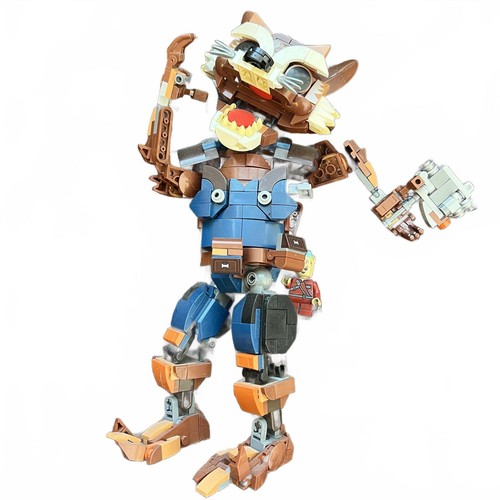 Lepin marvel rocket raccoon - raccoon, &