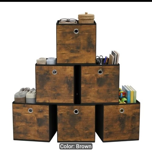 Set fabric storage cubes - 6,