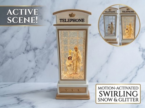 Vintage white telephone booth - vintage,
