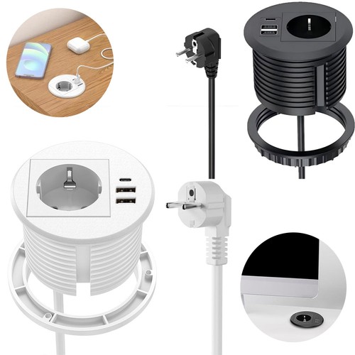 Plug desktop recessed - eu,