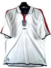 Umbro England 2003-2005 Reversible Home Football Shirt, Men’s XL. Vintage.