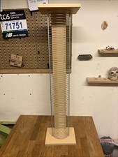 Metal Wooden CD Storage Tower