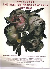 MASSIVE ATTACK 'Collected' UK magazine ADVERT/Poster/clipping 11x8 inches