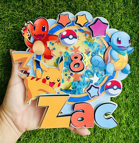 Pokemon cake topper - pokemon,