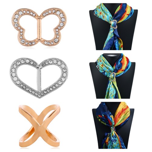 Fashion scarf ring heart - scarf,