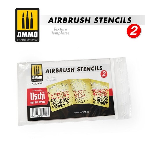 Airbrush stencils ammo - stencils,