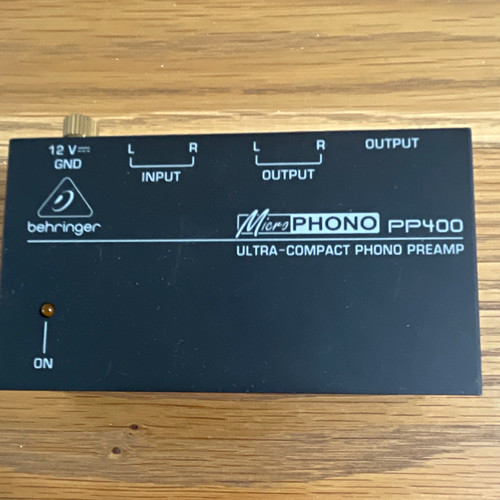Behringer pp400 phono - pp400, pre-amp