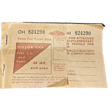 motor fuel ration book petrol