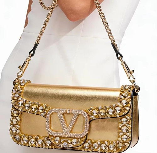 Valentino vlogo small - valentino, metallic