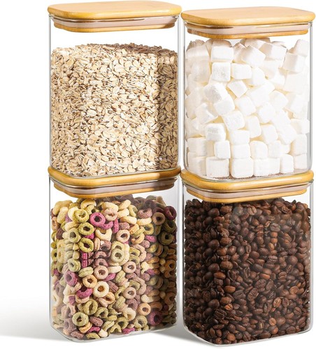 Rectangle glass storage - glass,