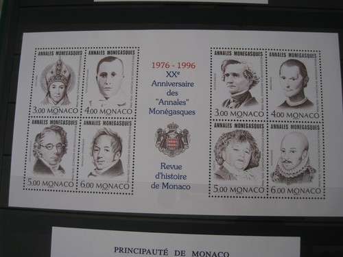 Monaco mnh 1996 20th - monaco,