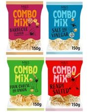 M&S Combo Mix Crisps – Mixed Flavours Snack Pack – Marks & Spencer Chips