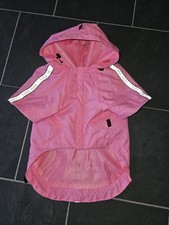Puppia Designer Dog Puppy Rain Coat Jacket Pink Sz Xxl Vgc 12" Chest 16" Length