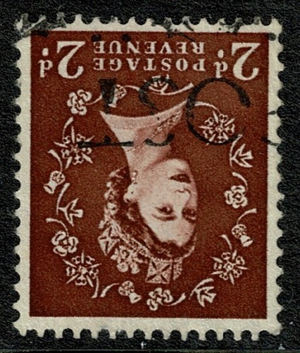Red brown tudor wmk - red-brown,