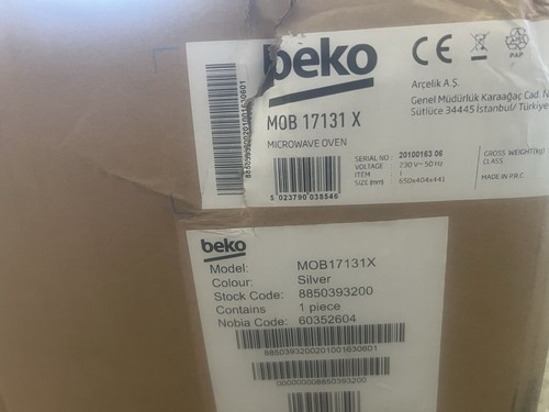 Beko bmob17131x built - beko, in