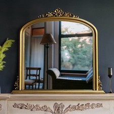 Mirror Large Archtop Antique