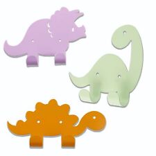 Kids Coat Hooks Dinosaur Door