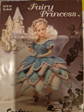 Copy Craftime Dolls Clothes Knitting Pattern Fairy Princess GCP 21