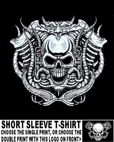 Evil demon skull with - evil,