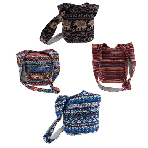 Hippie boho print crossbody - hippie,