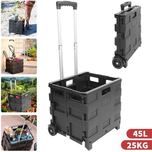 Folding boot cart shopping - folding,