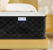 MOLPHIT Single Mattress, 10 Inch Hybrid Mattress with OEKO-TEX Certified, Medium