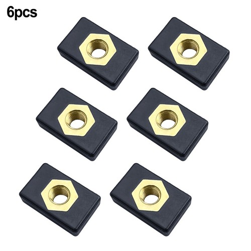 Copper sliding nuts for m6 - 6,