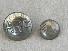 WW2 ARP AIR RAID PRECAUTIONS BUTTONS Large And Small