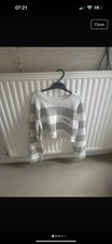 Olavoga Stripe Cropped Jumper