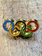 Pin Badge Olympic Rings logo