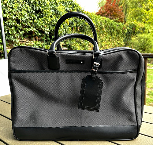 Montblanc black leather - black, &
