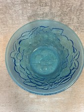 Vintage Blue Glass Serving