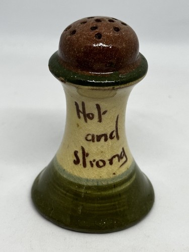 Torquay pottery pepper shaker - pottery,