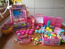 Shopkins Bundle Playsets Shoppie Tall Mall, Makeup Spot, doll, 186 figures 