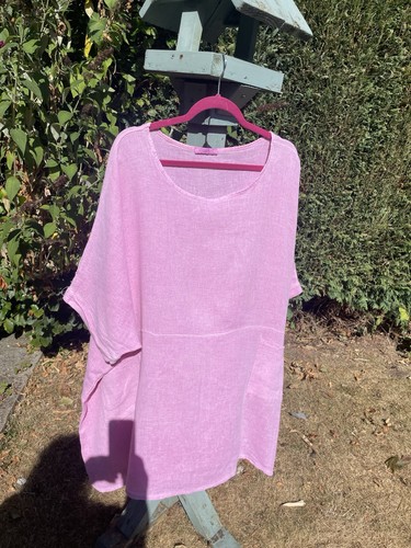 Lagenlook linen cotton pink - linen/cotton,
