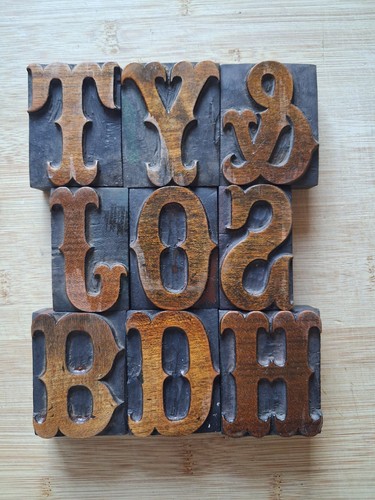 Fancy wooden letterpress - fancy,
