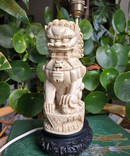 Vintage oriental table lamp - vintage,