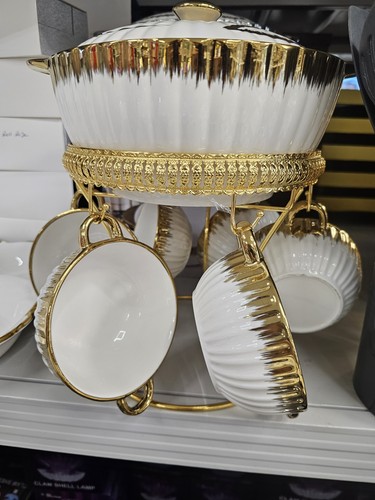 White gold glossy - white,