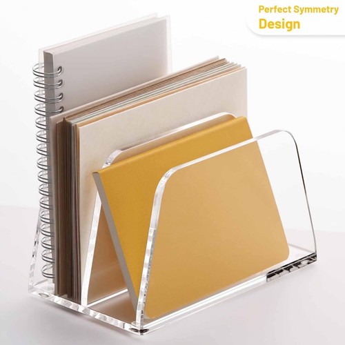 Acrylic mail file organizer - mail,