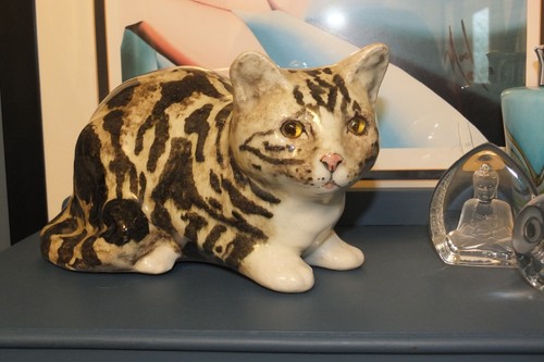 Vintage winstanley cat ceramic - winstanley,